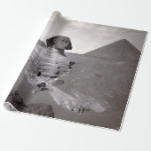 Grote Sfinx & Gizeh Piramides Necropolis Egypte Cadeaupapier (Uitgerold)