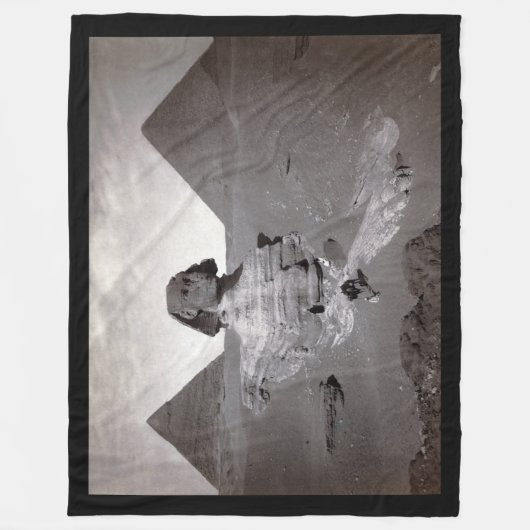 Grote Sfinx & Gizeh Piramides Necropolis Egypte Fleece Deken (Voorkant)