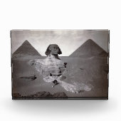 Grote Sfinx & Gizeh Piramides Necropolis Egypte Fotoblokken (Voorkant)