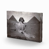 Grote Sfinx & Gizeh Piramides Necropolis Egypte Fotoblokken (Rechts)