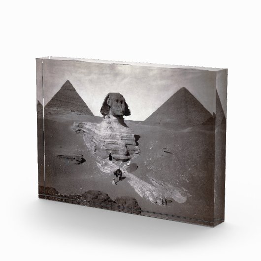 Grote Sfinx & Gizeh Piramides Necropolis Egypte Fotoblokken (Rechts)