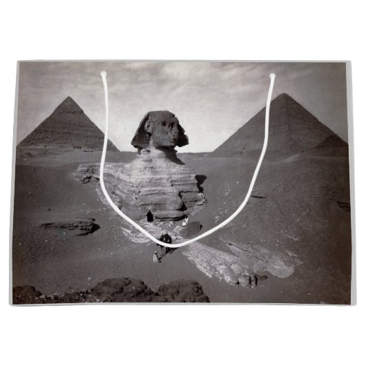 Grote Sfinx & Gizeh Piramides Necropolis Egypte Groot Cadeauzakje (Voorkant)