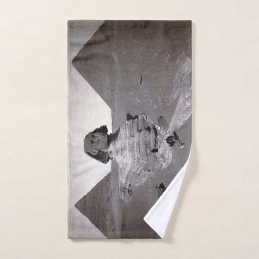 Grote Sfinx & Gizeh Piramides Necropolis Egypte Handdoek (Handdoek)