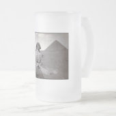Grote Sfinx & Gizeh Piramides Necropolis Egypte Matglas Bierpul (Voorkant rechts)