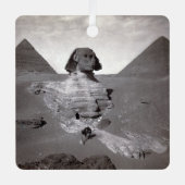 Grote Sfinx & Gizeh Piramides Necropolis Egypte Metalen Ornament (Voorkant)