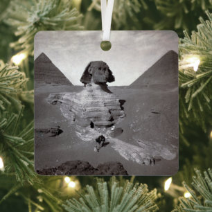 Grote Sfinx & Gizeh Piramides Necropolis Egypte Metalen Ornament