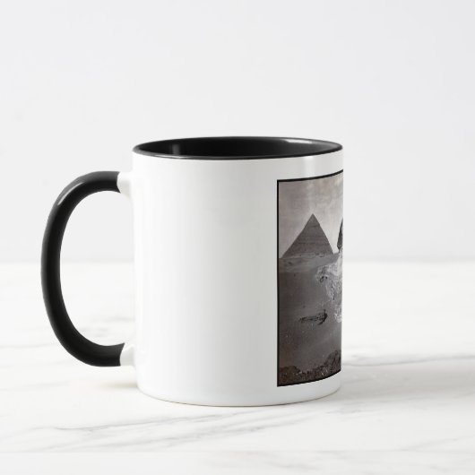 Grote Sfinx & Gizeh Piramides Necropolis Egypte Mok (Links)