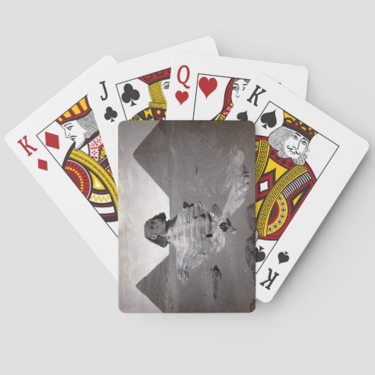 Grote Sfinx & Gizeh Piramides Necropolis Egypte Pokerkaarten (Achterkant)