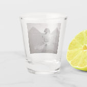 Grote Sfinx & Gizeh Piramides Necropolis Egypte Shot Glas (Achterkant)