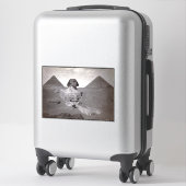 Grote Sfinx & Gizeh Piramides Necropolis Egypte Sticker (Koffer)