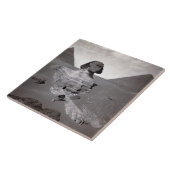 Grote Sfinx & Gizeh Piramides Necropolis Egypte Tegeltje (Zijkant)