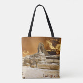 Grote Sfinx van Giza - Afrika - Egypte Tote Bag (Achterkant)