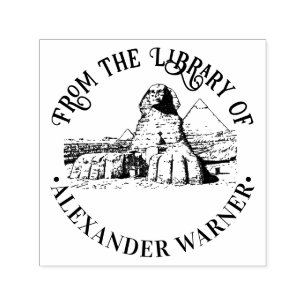 Grote Sfinx van Giza Egypte #2 Bibliotheek Boeknaa Zelfinktende Stempel