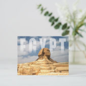 Grote Sfinx van Giza in Egypte Briefkaart (Staand voorkant)