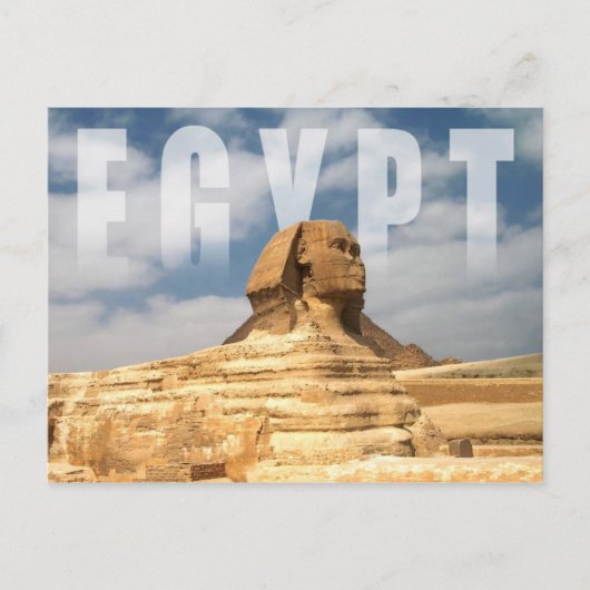 Grote Sfinx van Giza in Egypte Briefkaart (Voorkant)