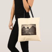 Grote Sfinx van Giza Necropolis en Piramiden Tote Bag (Voorkant (product))