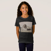 Grote Sfinx van Giza Necropolis in Egypte 1887 T-shirt (Voorkant volledig)