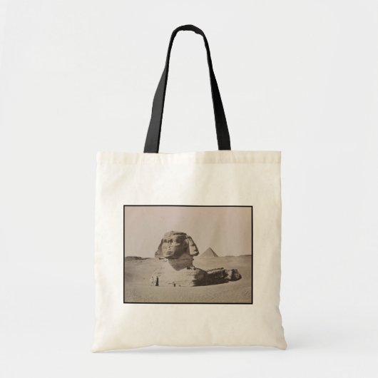 Grote sfinx van Giza Necropolis, voor 1887 Tote Bag (Voorkant)
