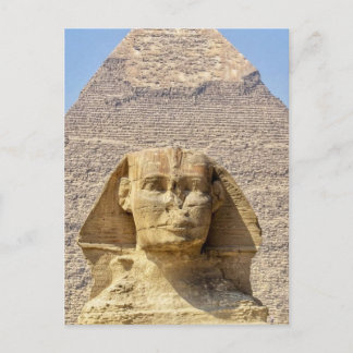 Grote Sfinx van Giza & piramides Oude Egypte Briefkaart