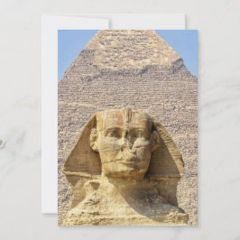 Grote Sfinx van Giza & piramides Oude Egypte  Kaart