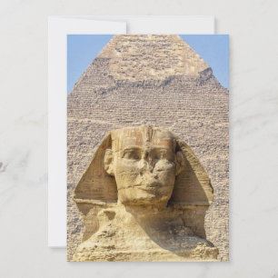 Grote Sfinx van Giza & piramides Oude Egypte  Kaart
