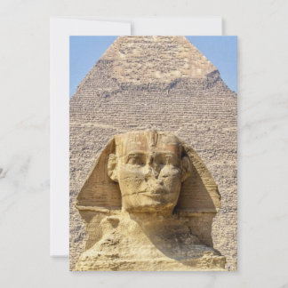 Grote Sfinx van Giza & piramides Oude Egypte Kaart