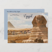 Grote Sfinx van Gizeh Egypte Briefkaart (Voorkant / Achterkant)