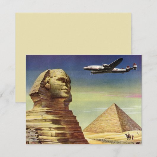  Grote Sfinx van Gizeh, Egyptische piramides (Voorkant / Achterkant)