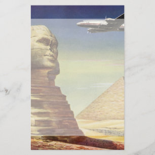  Grote Sfinx van Gizeh, Egyptische piramides Briefpapier