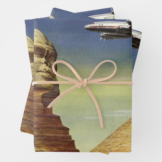  Grote Sfinx van Gizeh, Egyptische piramides Inpakpapier Vel (In situ)