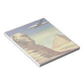  Grote Sfinx van Gizeh, Egyptische piramides Notitieblok (Schuin)