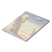  Grote Sfinx van Gizeh, Egyptische piramides Notitieblok (Linkerzijde)