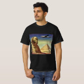 Grote Sfinx van Gizeh, Egyptische piramides T-shirt (Voorkant volledig)