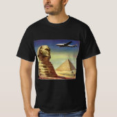  Grote Sfinx van Gizeh, Egyptische piramides T-shirt (Voorkant)