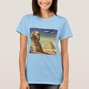  Grote Sfinx van Gizeh, Egyptische piramides T-shirt