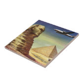  Grote Sfinx van Gizeh, Egyptische piramides Tegeltje (Zijkant)