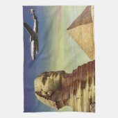 Grote Sfinx van Gizeh, Egyptische piramides Theedoek (Verticaal)