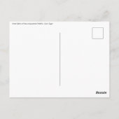 Grote Sfinx van Gizeh met Khafre-piramide - Egypte Briefkaart (Achterkant)