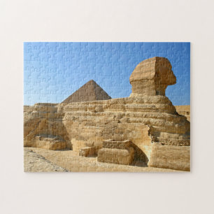 Grote Sfinx van Gizeh met Khafre-piramide - Egypte Legpuzzel