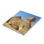 Grote Sfinx van Gizeh met Khafre-piramide - Egypte Tegeltje (Zijkant)