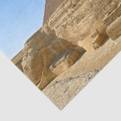 Grote Sfinx van Gizeh met Khafre-piramide - Egypte Tissuepapier (Detail)