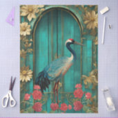 Grote Shabby Chic Blauwgroen Craft Tissue Papier (Craft)