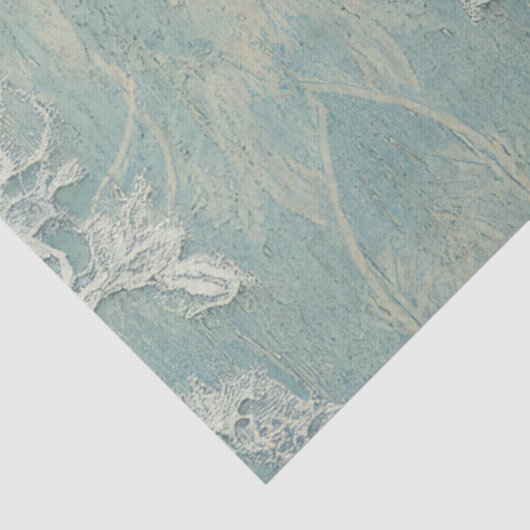 Grote Shabby Chic Roze Flamingo Bloemen Decoupage Tissuepapier (Detail)