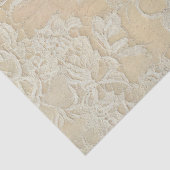 Grote Shabby Chic Roze Flamingo Bloemen Decoupage Tissuepapier (Detail)