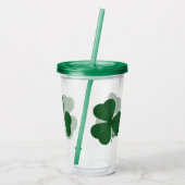 Grote Shamrock Acryl Drinkbeker (Achterkant)