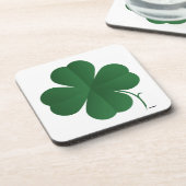 Grote Shamrock Bier Onderzetter (Linkerzijde)