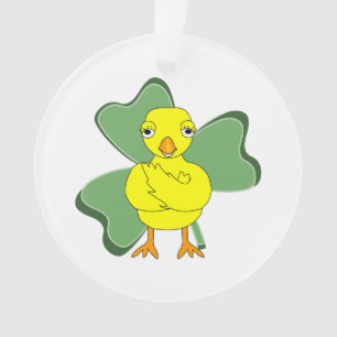 Grote Shamrock Chick Ornament