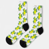 Grote Shamrock Chick Pattern Sokken (Links)