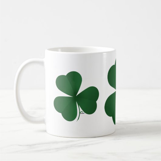 Grote Shamrock Koffiemok (Links)