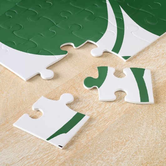 Grote Shamrock Legpuzzel (Zijkant)
